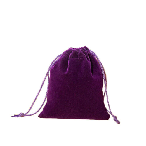 50X Small Velvet Drawstring Pouches Jewelry Gift Bags for Rings Earrings Favors - Picture 18 of 26