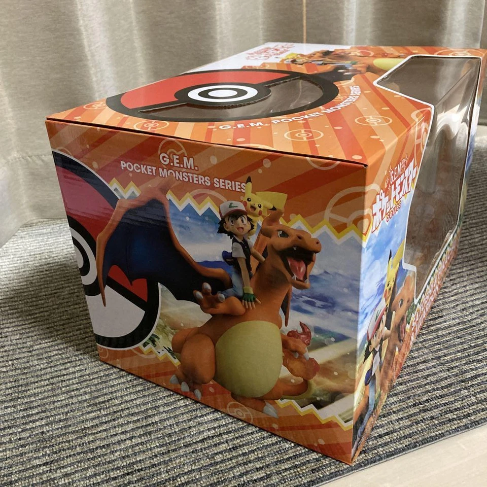 Megahouse G.E.M. Boneco Pokemon Ash Ketchum & Pikachu & Charizard jp - Imagem 2 de 4