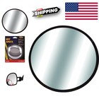 Lightweight 3.75” Round Stick-On Convex Mirror for Cars - Long Lasting Safety