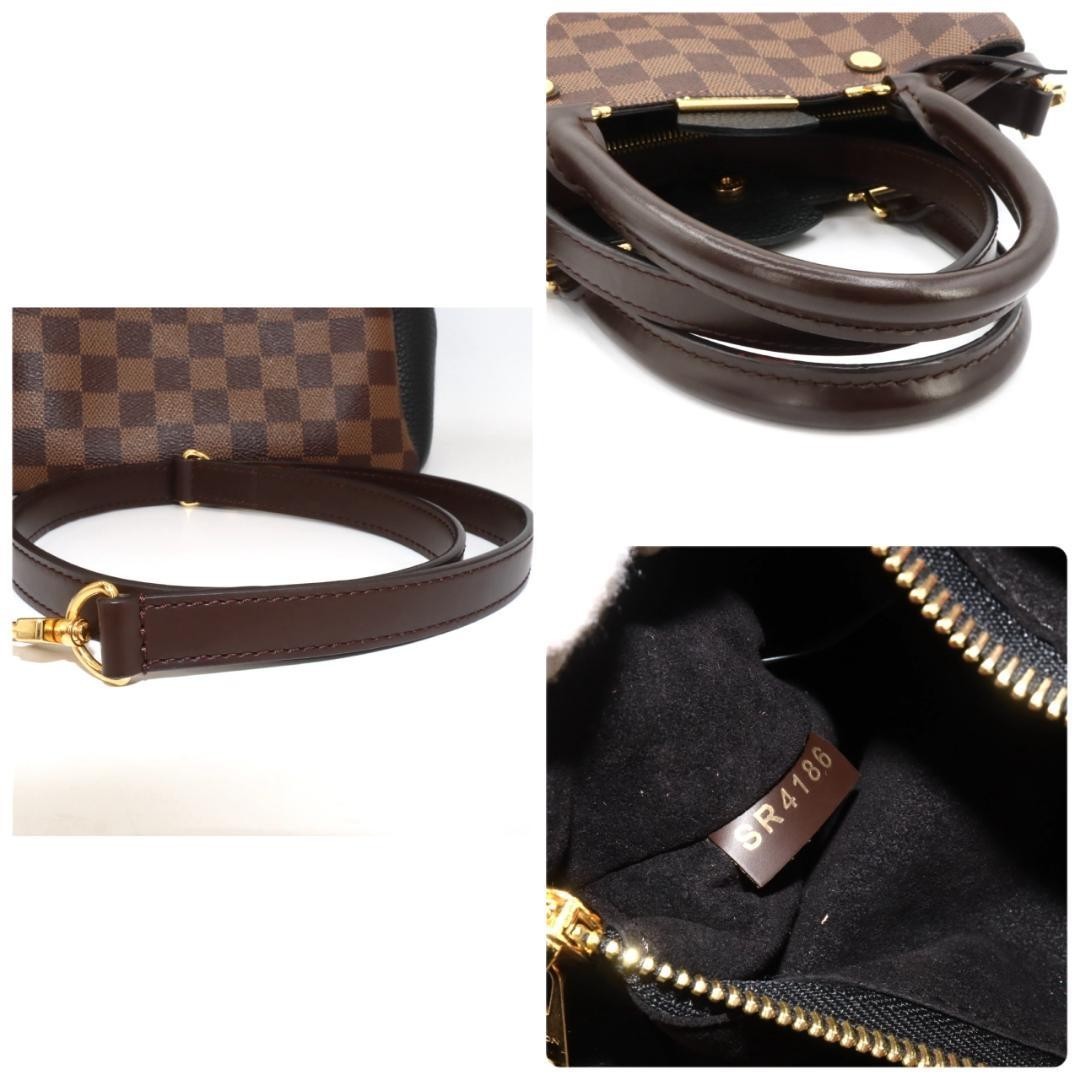 Louis Vuitton Damier Brittany N41673 Handbag Shoulder Bag 2way Brown Authentic image 10