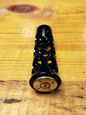 JT's Cycles .50 Caliber BMG Bullet Black Motorcycle Shifter Peg for Harley