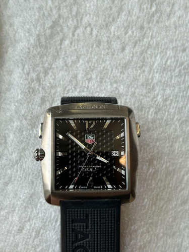 TAG Heuer Professional Golf Watch Tiger Woods WAE1111 Quartz 37mm - Picture 4 of 12