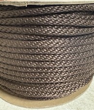 3/8" x 300 feet Solid Braid MFP Rope, brown