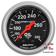 3341 Sport-Comp Mechanical Oil Temperature Gauge