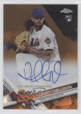 2017 Chrome Sapphire Edition Orange Refractor 18/25 Robert Gsellman Auto 7k6