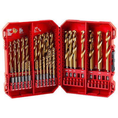 Milwaukee Tool 48-89-4672 29 Pc. Shockwave Impact Duty Red Helix Titanium Drill