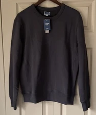 J Crew Garment Dyed V Stitch Crewneck Sweatshirt Men's M Medium NEW