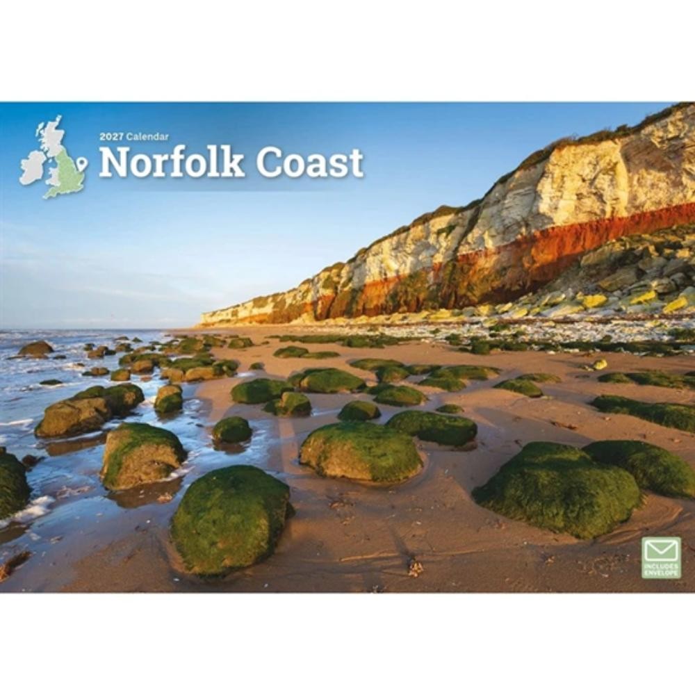 Norfolk Coast 2027 A4 Month to View Wall Calendar