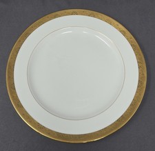 MInton for Tiffany Gold Encrusted Rim Dinner Plate H 1032