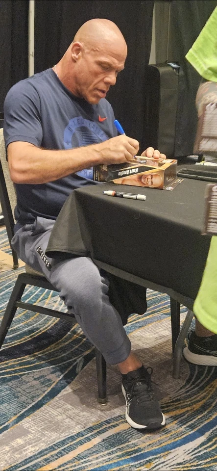 Kurt Angle Autographed Figure - Image 2 of 2