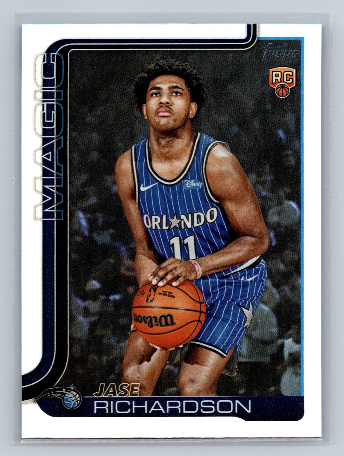 Jase Richardson 2025-26 Topps #225 Holo Foil Rookie Orlando Magic