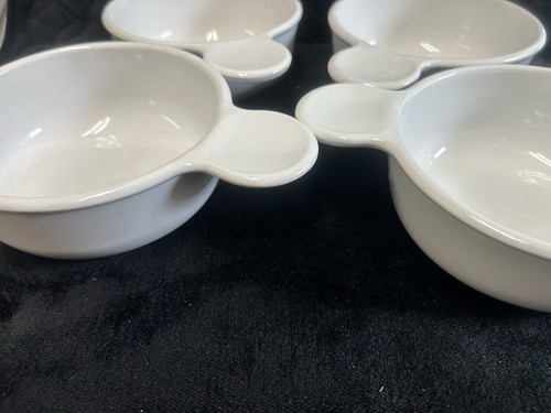 4er Set Corning Ware weiß P-150-B Grab It Schüsseln Mikrowelle Suppe Schüsseln kostenloser Versand - Bild 2 von 7
