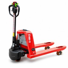 Full Electric Pallet Jack 3300lbs 27"W x 48"L Forks Lithium Battery Forklift
