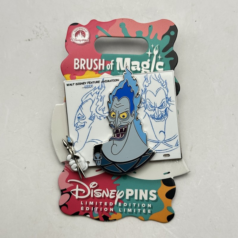 Disney Pins Brush Of Magic Hercules Hades LR 2026 Collectors Pin