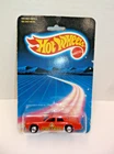 Hot Wheels Vintage 1986 Mattel Fire Chief Car #5 Red BWs 4005 HONG KONG Diecast