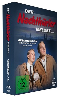 6 DVDs ''Der Nachtkurier meldet ...'' (Gesamtedition) ***Neu & OVP***