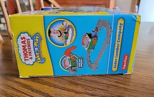 Thomas & Friends Take N Play Sodor Lumber Company Starter Playset Pieghevole 2012 - Foto 4 di 6