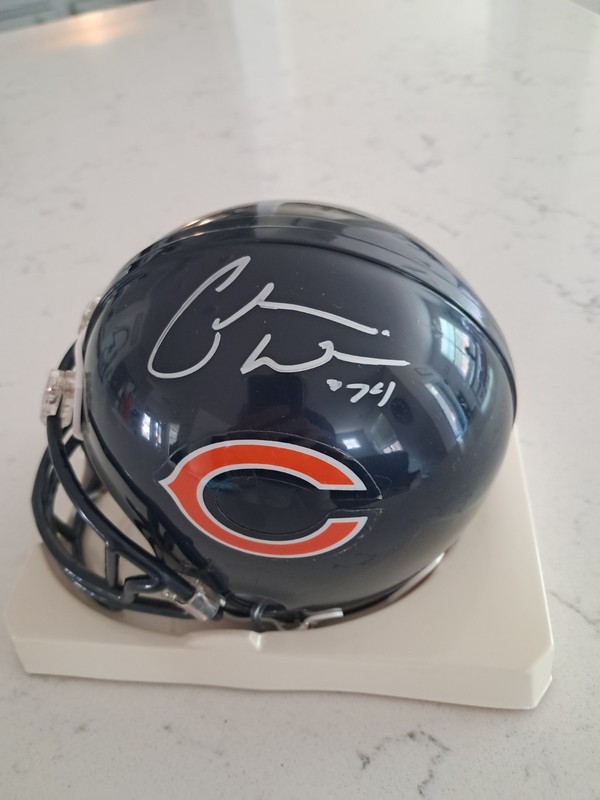 Chris Williams - Chicago Bears Autographed Mini Helmet