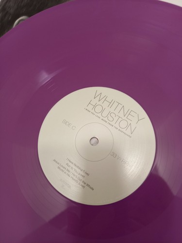 Whitney Houston I Wish you Love: More From the Bodyguard Purple Vinyl 2 x LP - Picture 14 of 14