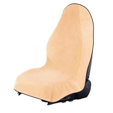 Waterproof Car Seat Towel Cover - Sweat-Proof 1Pcs Front Seat Towel beige1