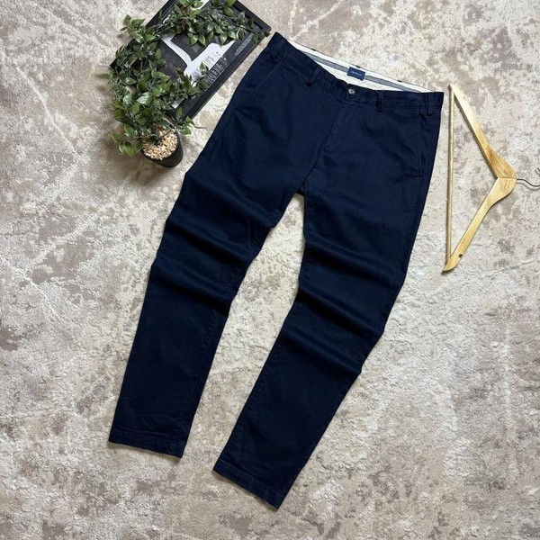 Men Gant Trousers Navy 32