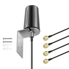 4x4 MIMO Omnidirectional Low Profile Wide-Band 4G LTE 5G External Antenna for...