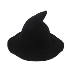 Men's and Women's Halloween Witch Hat Wool Knitted Cap for Party Masquerade C...