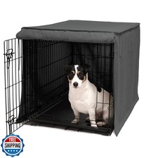 Friends Forever Metal Dog Crate Cover 30 inch w/Light Blocking Pr