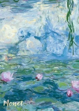 Monet Lined Notebook: Plastic Free Packaging by Carousel Calendars Hardcover Boo