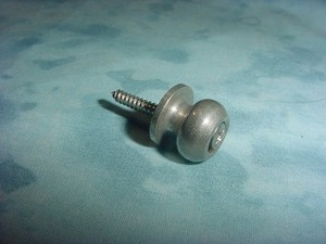 Vintage Teisco Strap Button with Mounting Screw / Original Part