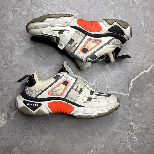 DIESEL S-KIPPER LOW TREK II WHITE CREAM SHOES Y02352 P3400 H8156 MEN’S 8 - Picture 3 of 12