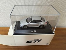Mini car SUBARU WXR STI silver