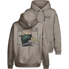 Drake Waterfowl Back Cap Mallard Hoodie