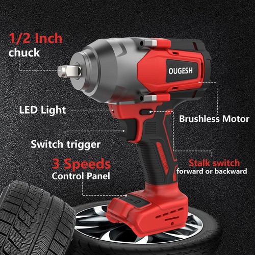 Cordless Impact Wrench 1/2 Inch for Milwaukee 18V Battery, 900FT-LBS(1200N.M)... - Picture 6 of 6