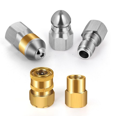 #ad #ad 5Pcs Sewer Cleaning Tools for Pressure Washer Sewer Jetter Nozzle Stainless... $21.05