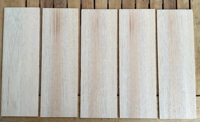 5x balsa, balsaholz, bastelholz, balsaplatte 30x10cm x 3mm (25/219)