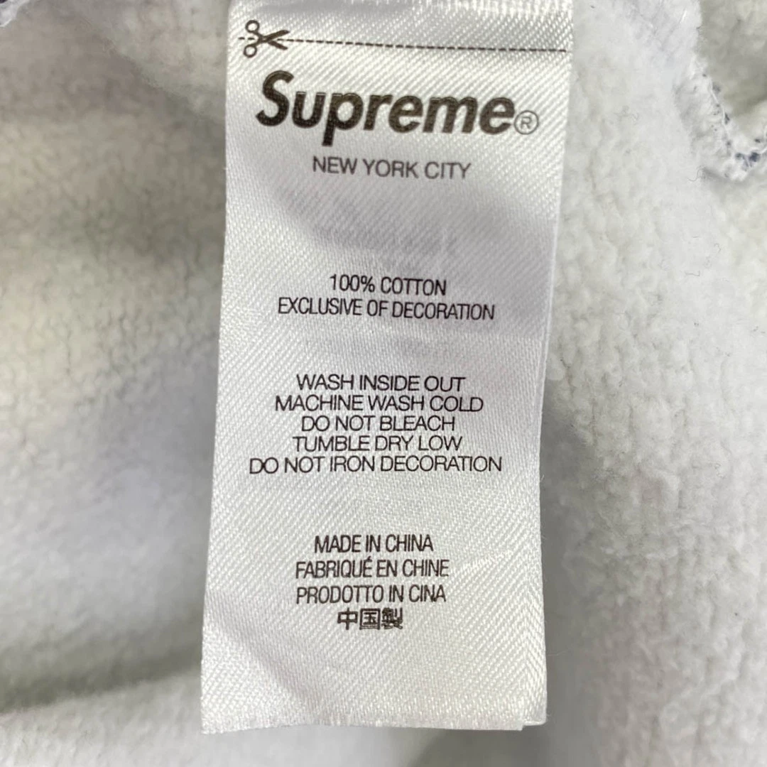 Felpa pullover con cappuccio aerografo Supreme 21AW New York Yankees usata LIFE 0