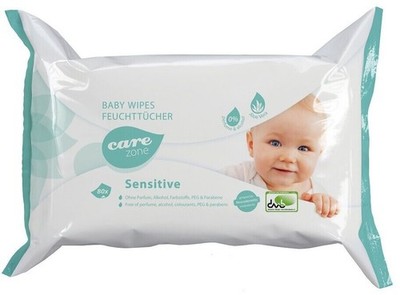Dr. Schumacher Care Zone Baby Wipes Sensitive   80 Feuchttücher für Babys
