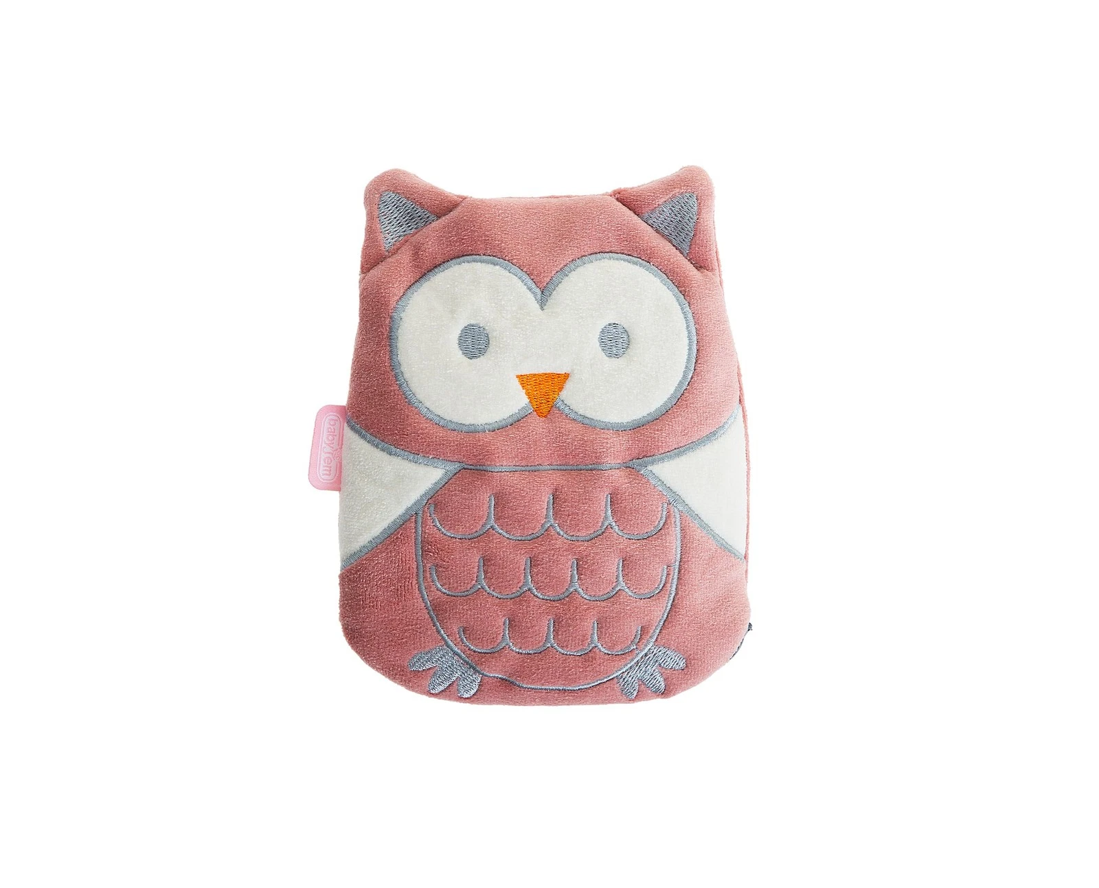 Owl Cherry Stone Pillow Heat Pad for Babies, Dark Pink