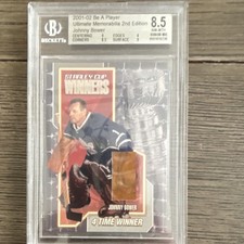 In the Game Ultimate Memorabilia Johnny Bower Maple Leafs Game-Used Card