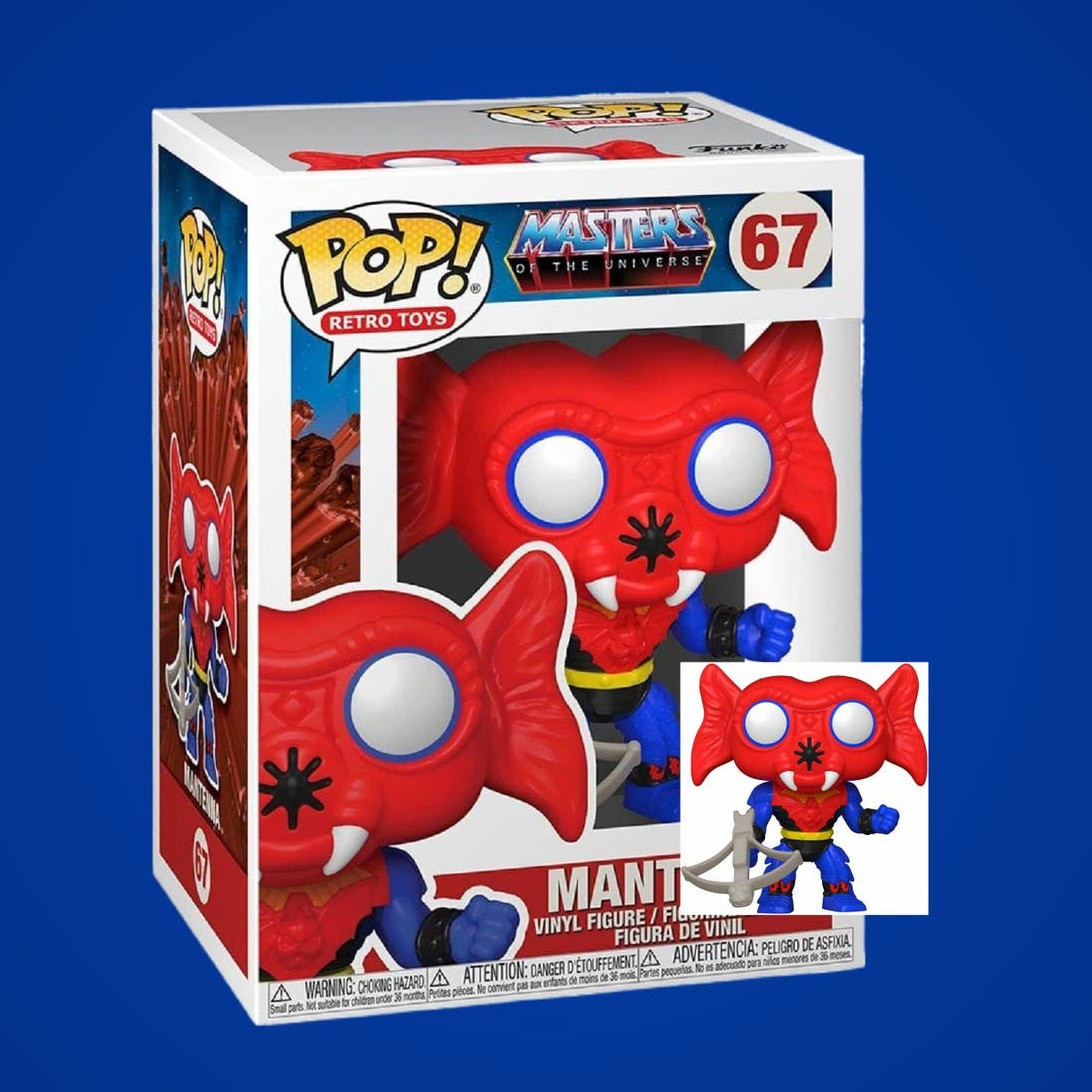 MOTU Masters of the Universe Mantenna Funko Pop Vinyl Figure