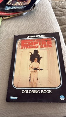 1980 Kenner Star Wars Empire Strikes Back Coloring Book Princess Leia