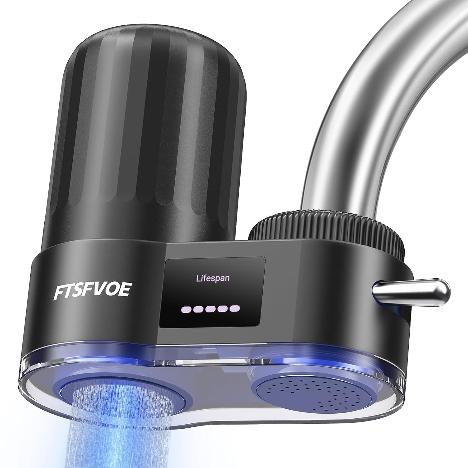 For Sink,y Water Filter, Turbine-powered Uv Sterilization