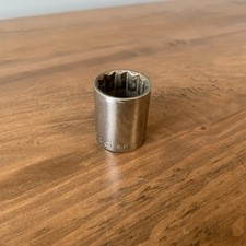 CRAFTSMAN TOOLS 1/2" DRIVE 1" SHALLOW SAE 12 POINT SOCKET =v= MADE IN USA