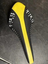 Fizik Arione Kisumu Rail Superlight Racing Saddle Black Yellow 241 Grams 130 Mm