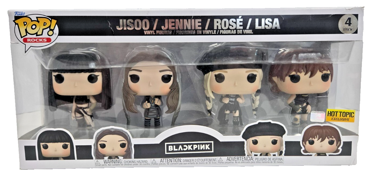 BLACKPINK Funko Pop - Pop Rocks! Vinyl Figures Set of 4