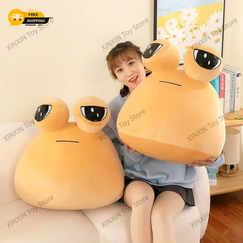 22/30/40/55Cm My Pet Alien Pou Big Size Plush Toy Kawaii Alien Pet Dolls Cute Po - Image 2 of 4