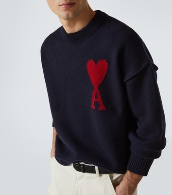 Ami Paris Ami De Cœur wool sweater size M