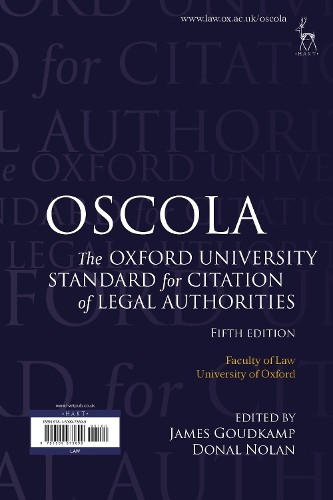 OSCOLA : The Oxford University Standard for Citation of Legal Authorities - Image 8