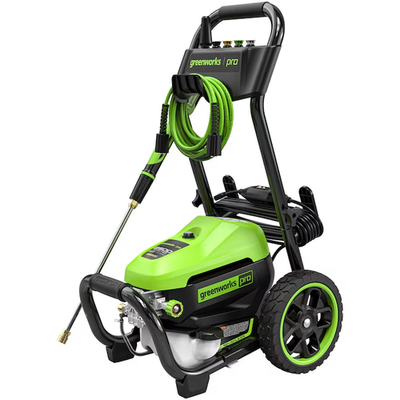 #ad Greenworks 2500 PSI 2 GPM Cold Water Electric Pressure washer with 5 Spray Tips $239.99